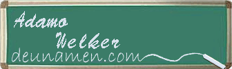 Adamo Welker Visitenkarte